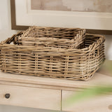 Bibury Rattan Basket with Cut Out Handle | Small