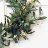 Frosted Leaves & Berries Wreath