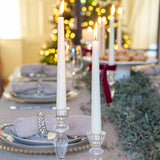 Decorative Glass Candlestick | Available in Two Sizes