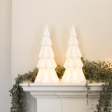 Lit Decorative Christmas Tree White