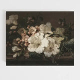 Moody Florals Vintage Art Print