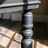 Castlecombe Oak Distressed Black Console Table