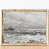 Print of coastal landscape