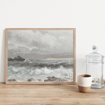 Print of coastal landscape