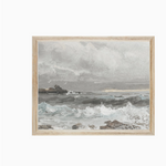 Print of coastal landscape