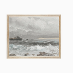 Print of coastal landscape