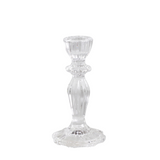 Decorative Glass Candlestick | Available in Two Sizes