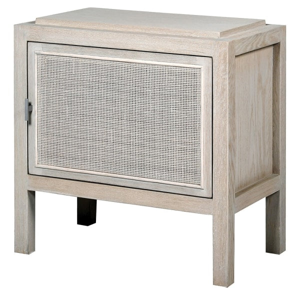 Sumatra White Wash Wooden Bedside table | Two Options