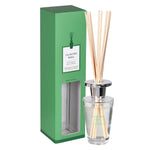 A gorgeous supersize diffuser with natural reeds and the scent of Cilantro infused with Basil