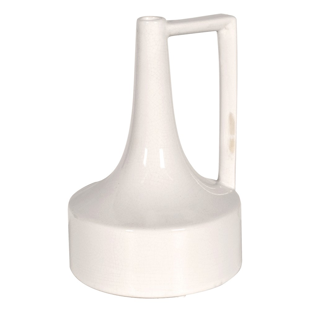 White Crackle Glaze Slim Jug | Available in Two Sizes