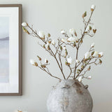 Magnolia Branch Bouquet with Flowers