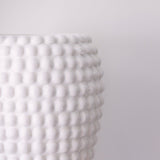 Lexi White Ceramic Bobble Vase